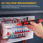 Digital AC Voltage Tester Pen | 12–250V Electric Test Screwdriver with LCD Display